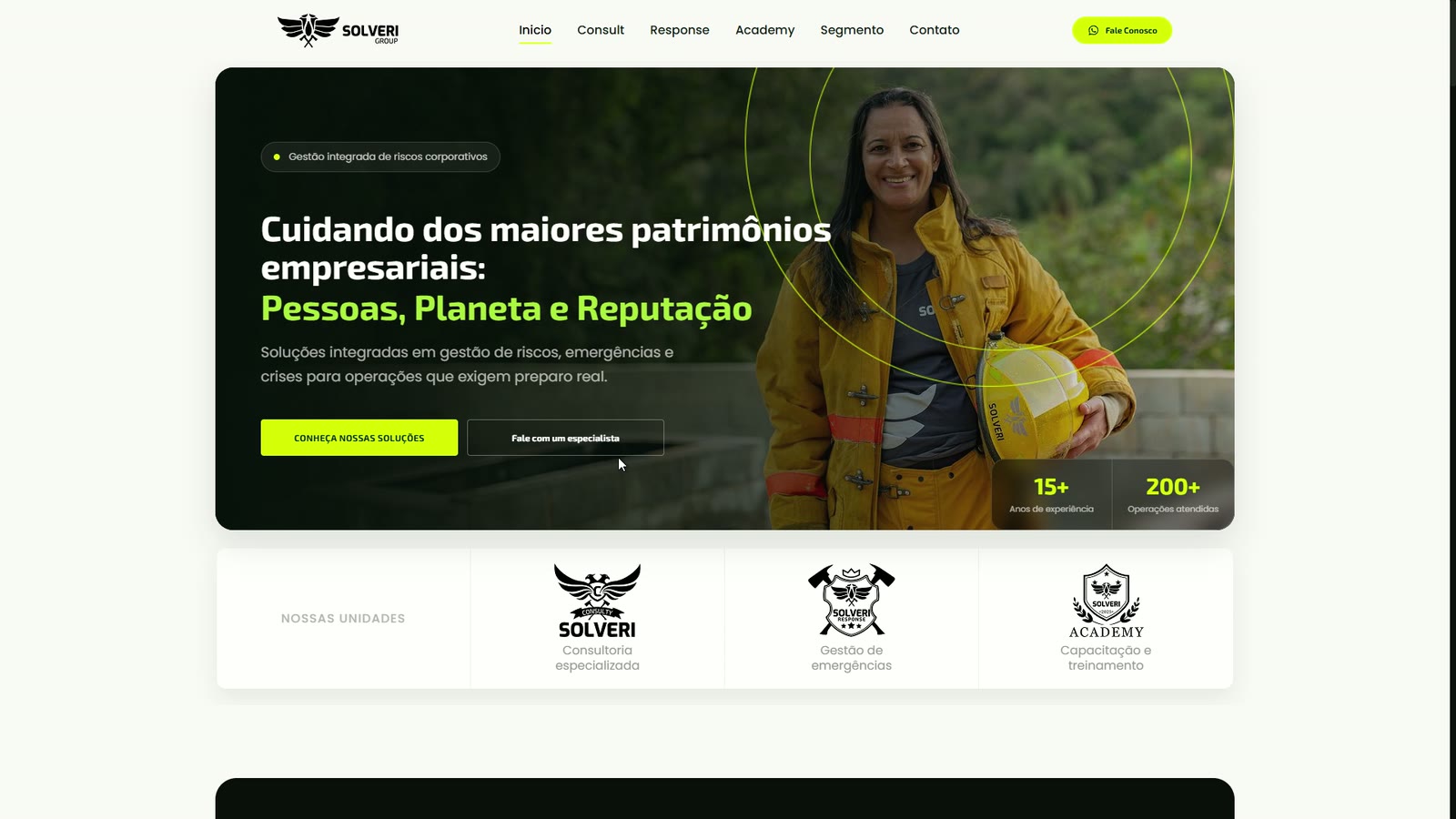 Imagem de capa da Home do site Solveri Group